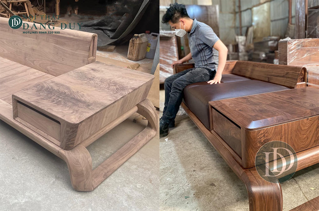 Thi công Nội thất gỗ óc chó dành cho nhà phố