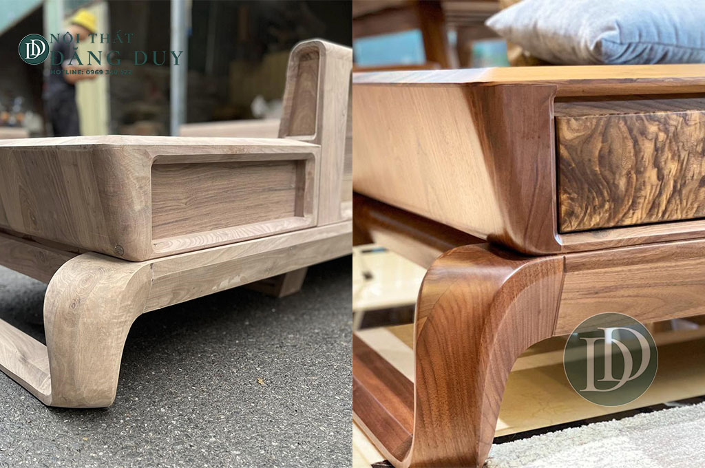 Sofa gỗ óc chó có bền không?