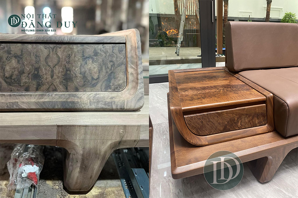 Sofa gỗ óc chó có bền không?